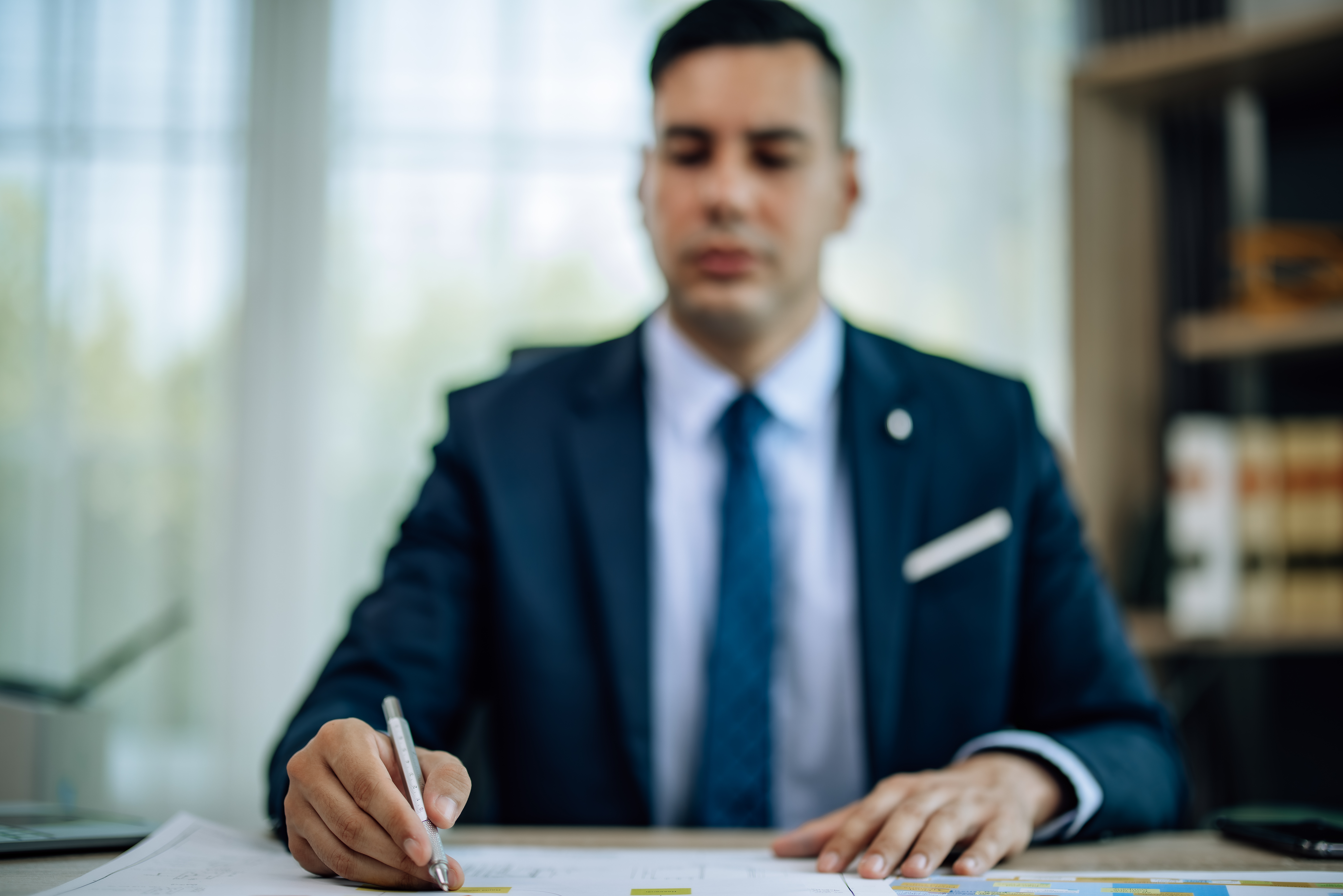 The determined business supervisor carefully analyzes the proposal contract before permitting. Once approved, the project is implemented with serious consideration, ensuring successful outcomes.